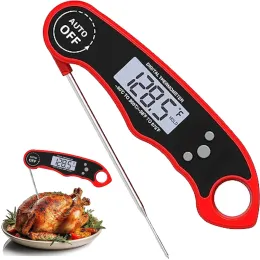 Gauges Kitchen Thermometer Digital Instant Read Meat Thermometer for Grilling and Cooking Waterproof Backlight Calibration