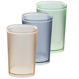 Mugs Transparent Teeth Cleaning Cup Bathroom Mouthwash Cups Tooth Brush Travel Clear Plastic