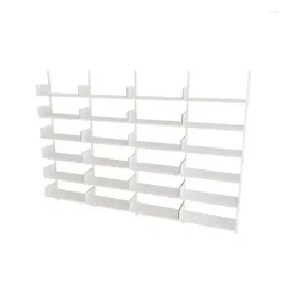 Decorative Plates Track Bookcase Multi-layer Shelf Wall-mounted Combined Storage Display Wall
