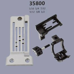 Machines Gauge Set For Union Special 35800 Crank Arm Sewing Machine Heavy Fabric Needle Plate FeedDog Presser Foot Needle Clamp Kit