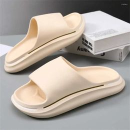 Slippers Size 42 Oversize Casual Shoes For Men White Silver Flat Sandals Sneakers Sports Foreign Super Comfortable