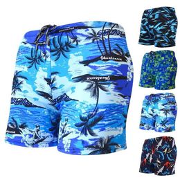 Men's Shorts 2023 Fashion Mens Swimming Trunks Swim Shorts Beach Surf Beachwear Sexy Colourful Printed Mens Swimwear J240328