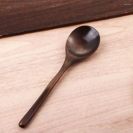 Spoons Simple Premium Public Spoon Natural Wood Portable Japanese-Style Cooking Utensils Kitchen Gadget Tablespoons Tableware