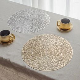 Table Mats Pvc Placemats Heat-resistant Kitchen Placemat Set For Dining Protection Durable Non-slip Mat Home Decoration