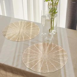 Table Mats Dining Decor Heat-resistant Kitchen Placemat Set For Easy To Clean Non-slip Tableware Mat Home Decoration