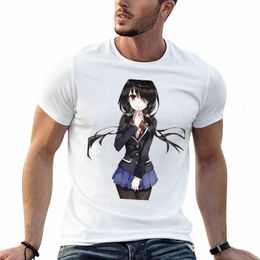 tokisaki Kurumi - Date A Live T-Shirt heavyweights quick-drying sweat shirts Blouse plain t shirts men S22A#