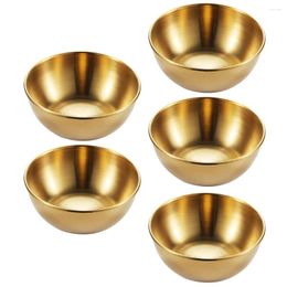 Plates 5 Pcs Seasoning Dish Sauce Dishes Spice Plate Flavour Appetiser Serving Child Compartment