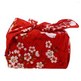 Dinnerware Flowers Furoshiki Bento Bag Travel Table Cloth Bulk Fabric Twisted Yarn Japanese Handkerchief