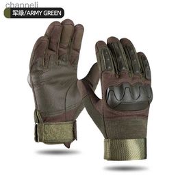 Tactical Gloves Motorcycle Shockproof Non-Slip Biker Protection Summer Motorcyclist Cycling Men Touch Screen YQ240328