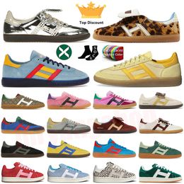 2024 New Wales Bonner Casual Shoes Pony Leopard Silver Vegan Indoor Handball Spezial Shoes Pony Cream White Monogram 00s Designer Womens Mens Sneaker Trainers