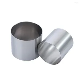 Baking Moulds Stainless Steel DIY Food Moulding Circle Mousse Cake Cutter Mould Ring Kitchen Gadgets Tool