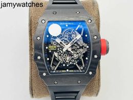 Watch Amazing Hot-sale Mechanical Richarsmill Wrist Kv Factory Rms35-02 Cutout Fashion Personality Ghost Head Men's Rakish Luxury Colours