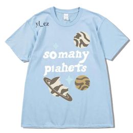 Broken Planet Shirts Men's T Shirts Break Planet Market So Many Planets T-shirt Streetwear Harajuku Plus Size Summer Short Sleeve Loose Cotton Tops 2698