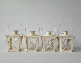 WhiteBlack Metal Candle Holders Iron lantern wedding Centrepieces moroccan2528926