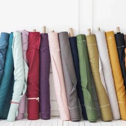 Fabric 100% Pure Linen Fabric Soft Nonwoven Felt Fabric Sheet DIY Sewing Natural Flax Material By The Meter/Roll 280x50cm