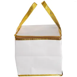 Dinnerware Insulation Bags Storage Cooler Non-woven Fabric Grocery Carrier Thermal Large Delivery Insulated