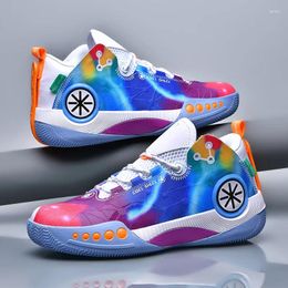Basketball Shoes Fashion Colorful Men's Sneaker Street Athletic Training Sneakers Breathable Men Sport