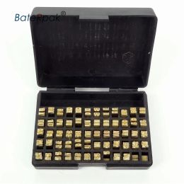 gereedschap BateRoak 2x4x15mm/2x3x15 Brass letters,DY8 Ribbon coding machine Characters 73/120PCS/Box