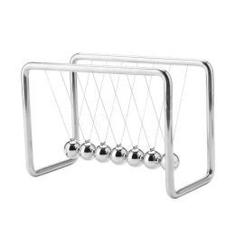 Miniatures Stainless Steel Classic Pendulum Balance Balls Newton Cradle Balance Balls Toy Desktop Decoration School Science Teaching Supply