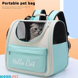 Cat Carriers Portable Pet Bag Spacecraft Lightweight Sunscreen And Breathable Large Space Universal For Cats Dogs Supplies
