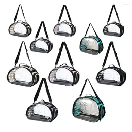 Cat Carriers Dog Travel Cage Handbag Breathable Outdoor Transparent Portable Space Foldable For Cats