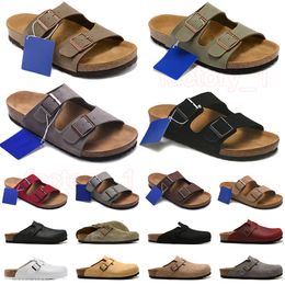 New Birkinsticks Bostons Arizonas Designer Clogs Sandals Men Women BIRKIN sandale Flip Flops OG Original Luxury Fur Slides Platform Trainers Buckle Slippers shoes