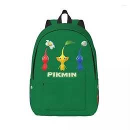 Storage Bags Pikmin Backpack For Preschool Primary School Student Cartoon Book Boy Girl Kids Daypack Outdoor