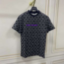 Men's T-shirt Summer Designer T-shirt Summer Loose Short sleeved Designer Women's T-shirt Full Logo Pattern Label Round Neck T-shirt Perspective Mesh Fabric 5001