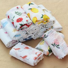 Baby Bathroom Soft Towels Infant Double Layer Muslin Blanket Animal Swaddle Robes Kids Swadding ZZ