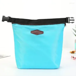 Storage Bags Insulated Lunch Bag Nylon Waterproof Boxes Tote Food Thermal Cooler Picnic Box Outing Carrying