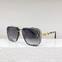 Sunglasses Classic High Street Square Male BPS-301A Cool Double Bridge Pilot Sunnies 2024 Arrive Alloy Solar Glasses Men