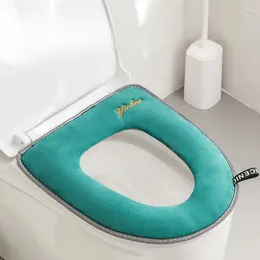 Toilet Seat Covers Intelligent Heated Cushion Winter Cover With Handle High-quality Plush Universal