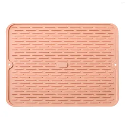 Table Mats Dish Drain Tray Large Water Storage Capacity Board Sturdy Compact Easy To Clean Protects Surfaces Prevents