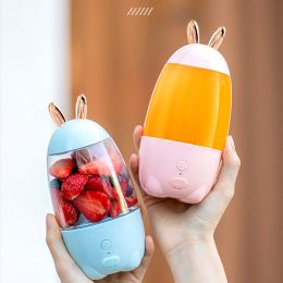 Tools Food Grade Plastic Mini Electric Juicer Usb Charging Small Household Juicer Portable Cooking Mixing Cup With Builtin Battery