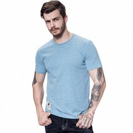 men's T-shirt 2023 Summer Cott White Solid T Shirt Clothing Causal O-neck Basic Black Tshirt Male High Quality Classical Tops 99OW#