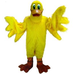 Mascot Costumes Foam Cute Yellow Duck Cartoon Plush Christmas Fancy Dress Halloween Mascot Costume