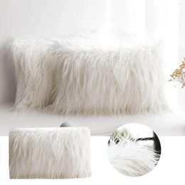 Pillow Cover Sofa H Soft Velvet Waist Size Satin Pillowcase