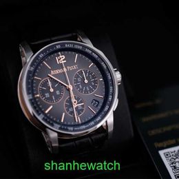 Pilot AP Wrist Watch 26393CR Mens Watch Case Platinum Circle Timing Automatic Mechanical Swiss Famous Watch Date Display Luxury