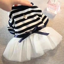 Dog Apparel Summer Princess Pet Dress For Dogs Little Small Puppies Animal Cat Tutu Wedding Party Skirt Clothes Chihuahua Yorks