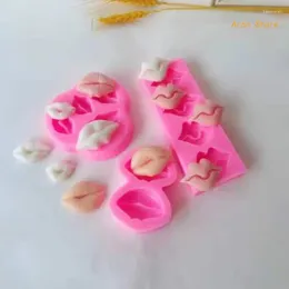 Baking Moulds Sexy Lip Shaped Silicone Mould 3D Fondant Chocolate Mould DIY Cake Dessert Home Kitchen Supplies H3CF