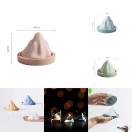 2024 Mountain Shape Ice Cube Maker Creative Silicone Tray Mold Home Bar Party Cool Whiskey Wine Ice Cream Bar Ice Pop Mould Ice Tray