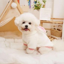 Dog Apparel Two-leg Design Pet Clothes Easy To Wear Hoodie Cozy Teddy Cat Hoodies Stylish Winter With