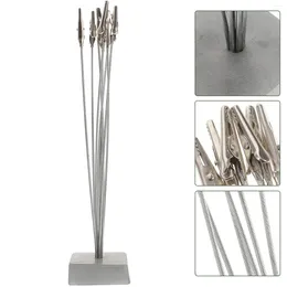 Frames Silver Boxy Base Multi Wire Po Clips 8-branch Tree Style Memo Holders Note Card Office Desk Organiser Exhibition Display