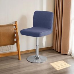 Chair Covers Bar Stool Cover Square Swivel Barstool Seat Protector For Counter Height Mid Low Back