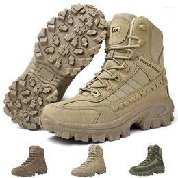 Fitness Shoes 2024 Military Boots Men Army Tactical For Ankle Boot Outdoor Motocycle Work Safety