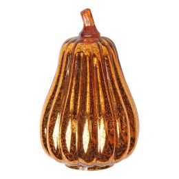 Other Event Party Supplies Glass Halloween Pumpkin Lamp Light Decoration Lantern Led Battery Operated For Gift Up Home Decor Drop Deli Dhskx