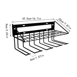 Hooks Electric Drill Storage Rack Wall Mounted Hanging Hammers Screwdriver Shed Holder Garage Tool Organizer For Workshop