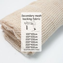 Fabric Rug & Carpet Secondary Mesh Backing,Tufting Gun Rug & Carpet Secondary Backing Fabric,2*1m Size