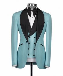 wedding Suits For Men Jackets Wind Resistant Slim Fitted Male Blazer Sets 3 Pieces Suit Gentleman Elegant Dres e3k9#