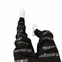 new Man Stretchy Jeans Black Skinny Hot Drill Punk Streetwear Biker Trousers Men's Wed Slim Fit Fi Designer Pencil Pants u5qA#